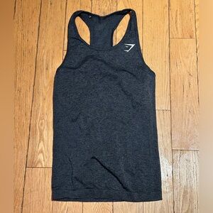 Gray gym, shark tank top size small